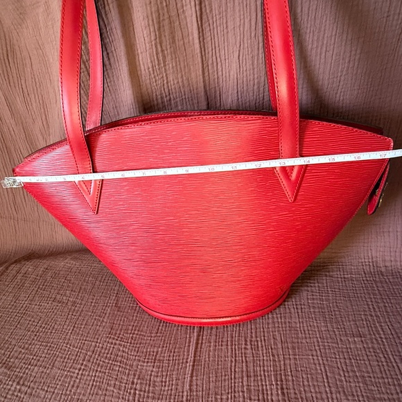 Louis Vuitton Saint Jacques GM bag & wallet in red EPI leather - Picture 5 of 16